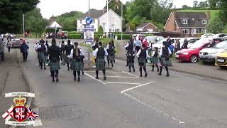 Cavanaleck Pipe Band  Ballinamallard Accordion Band Parade 2024 [upl. by Nahgaem662]