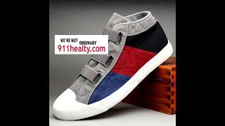 Vulcanized Comfortable Canvas Casual Sneaker for Trainers Shoes [upl. by Enilec]