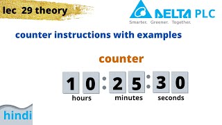 counter based example in delta plc  delta plc counter  counter use in delta plc  counter  LEC 29 [upl. by Nillek999]