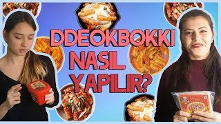 DDEOKBOKKI 떡볶이 NASIL YAPILIR [upl. by Howarth]