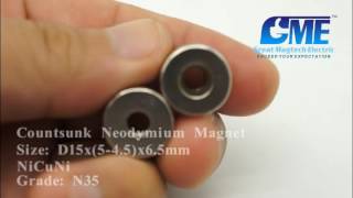 countersunk ring magnet [upl. by Enylrac]