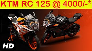 KTM RC 125  4000 PER MONTH  KTM RC 125 2021  RC 125 Detailed Review [upl. by Dranrev459]