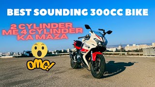 Best Sounding 300CC Motorcycle Ever  2 Cylinder me 4 Cylinder ka Maza Hai Is Bike Me  Benelli 302R [upl. by Ahon]