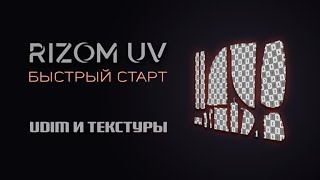 7 UDIM и трансформации в RizomUV — уроки на русском [upl. by Ihcelek]