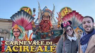 Sono andato al CARNEVALE PIU BELLO DI SICILIA  Acireale 2024  vlog [upl. by Nnahgem753]