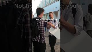 Vegan Activist Asking Public Tough Questions streetinterview goveganfortheanimals clifgrant [upl. by Ban]