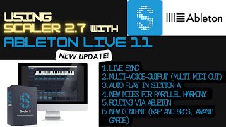 Using Scaler 27 with Ableton Live 11 [upl. by Baudoin419]