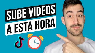 ⏰ ¿Cuáles son las mejores horas para subir Tiktoks🤔 2023 [upl. by Dnomyaw]