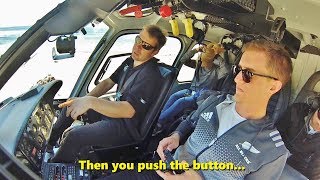 Pilot Explains How to Start a Helicopter Eurocopter AS355 [upl. by Alejna]