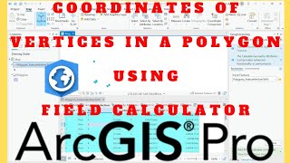 Polygon Vertex Coordinates in ArcGIS Pro  Feature Vertices to Points  Add Geometry Attributes [upl. by Liberati647]