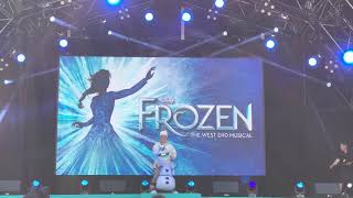 Olaf  In Summer  Frozen The Musical  London West End LIVE 2021 [upl. by Eseilenna]