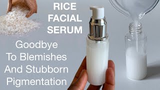 Homemade Rice Facial Serum With Niacinamide amp Tranexamic Acid Skin White For A Lighter Complexion [upl. by Eudocia]