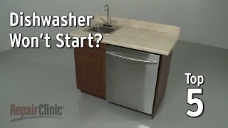 Dishwasher Won’t Start — Dishwasher Troubleshooting [upl. by Larisa]