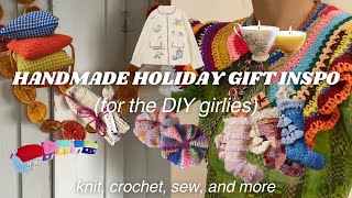 HANDMADE HOLIDAY GIFT GUIDE DIY gift inspo [upl. by Htrow909]