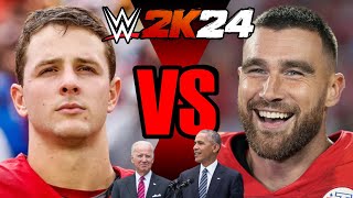 Travis Kelce vs Brock Purdy special commentary [upl. by Eceinwahs]