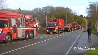 30112013 Brandweer Assen opent twee nieuwe kazernes met feestelijke optocht [upl. by Auburta]