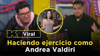 Andrea Valdiri bajó 20 kilos con una dura rutina de ejercicio [upl. by Acsehcnarf]