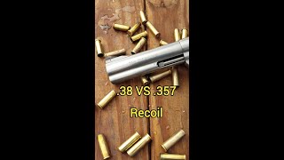 38 Special vs 357 Magnum Recoil Comparison using the SampW 686 Plus Talo Edition HD [upl. by Sacram604]