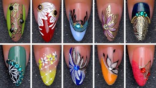 Beauty Nail Art Designs 2024  Amazing Nails Art Ideas Compilation  Nails Art [upl. by Heisel759]