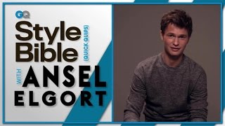 Actor Ansel Elgort on His Greatest Style Influence – Style Bible  Style  GQ [upl. by Ilegna935]