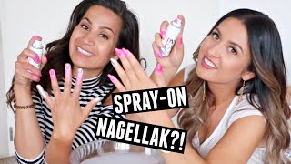 SPRAYON NAGELLAK TESTEN MET MANON  NAILED IT OR FAILED IT  EERSTE INDRUK [upl. by Genny819]