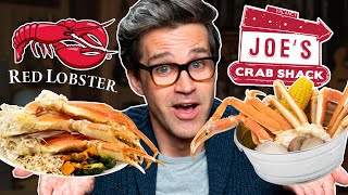 Red Lobster vs Joes Crab Shack Taste Test [upl. by Mamie]