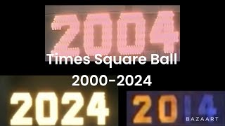 Times Square 20002024 Ball Drops [upl. by Waterman871]