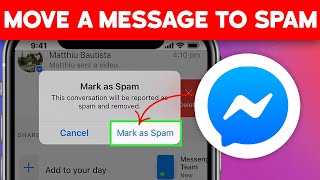 How To Move A Message To Spam On Messenger Tutorial 2024 [upl. by Ynnatirb]