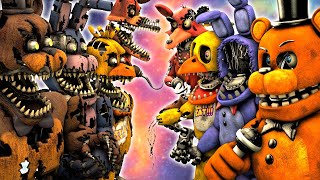 SFM FNaF Nightmare VR vs Withered [upl. by Coreen]