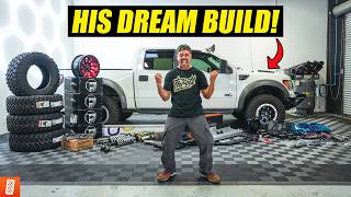 Surprising Our EMPLOYEE with His DREAM TRUCK BUILD Full Transformation 2011 Ford Raptor [upl. by Edlitam123]