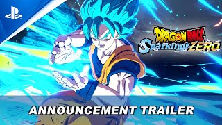 Dragon Ball Sparking Zero  Announcement Trailer  PS5 Games [upl. by Meli530]