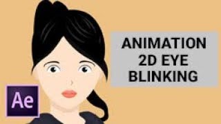 Eye blink animation  after effects [upl. by Laspisa]