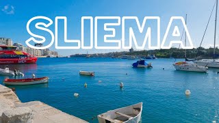 Sliema Probably The Best Place To Stay In Malta 2023 4K  Malta [upl. by Eigla861]