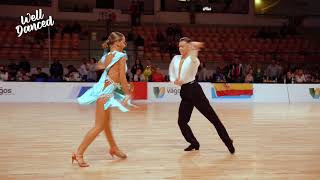 Ivan Marynich amp Petrova Melaniia CYP  2023 WDSF World Championship Latin Junior II  Honour Dance [upl. by Essirehc644]