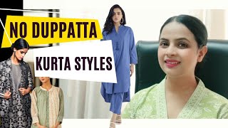 TOP 8 Kurta styles to carry without duppattascarves [upl. by Astraea]