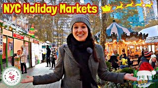 New York Christmas Markets in 2024  Which Holiday Market is Best [upl. by Sacken435]