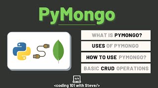 PyMongo Interact with MongoDB in Python 2022 [upl. by Almat]