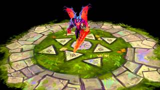 Aatrox Default skin 3D Model running animation  League of Legends [upl. by Nicoli]