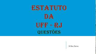 Estatuto da UFF 1 [upl. by Iak]