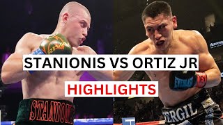 Vergil Ortiz Jr vs Eimantas Stanionis Highlights amp Knockouts [upl. by Wernick]