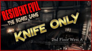 Knife Only Hard Mode2 Resident Evil The Board Game  2nd Floor West A residentevil [upl. by Adnohsat]