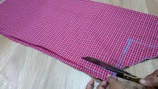 Kitchen Apron Cutting And Stitching [upl. by Ylime779]