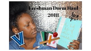 FRESHMAN DORM HAUL 2018 Villanova University [upl. by Fafa543]