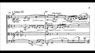 Alban Berg  Lyrische Suite Lyric suite With score [upl. by Aicyle]