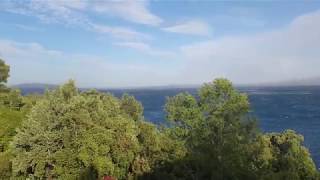 Lake Villarrica as seen from Hotel Antumalal Pucon Chile [upl. by Bierman528]