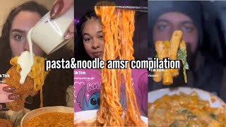 ASMR BEST PASTA AND NOODLE ASMR VIDEOS ┃TIKTOK COMPILATION [upl. by Huppert556]