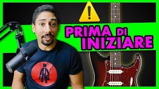 Imparare a Suonare la Chitarra  PRIMA di INIZIARE [upl. by Gassman816]