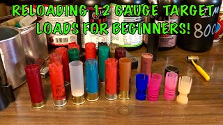 Reloading 12 Gauge TargetClay Loads For Begginers [upl. by Caren392]