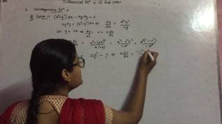 Homogeneous differential equation [upl. by Apfelstadt437]