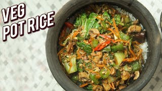 Veg Pot Rice Recipe  Quick amp Easy Rice Recipe  One Pot Meal  Ruchi [upl. by Genevieve459]